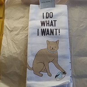 " I Do" cat 2 towel set 18x28